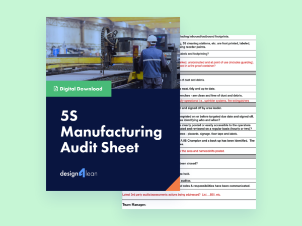 5S Manufacturing Audit Sheet